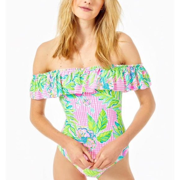 Lilly Pulitzer Other - Lilly Pulitzer | Fiesta Off the Shoulder Swim Suit
